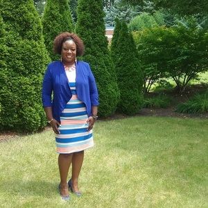 Striped belted cute Sumer dress!